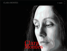 Tablet Screenshot of claramontes.net